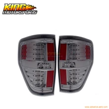 Подходит 09-10 Ford F-150 F150 светодиодный задние фонари дым объектив пара 2009 2010 США отечественные