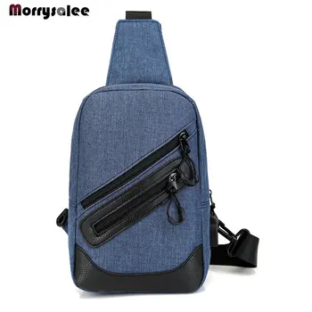 

Crossbody Male Waist Bag Single Shoulder Bag Oblique Male Edition Package Small Bags Male Chest Bags