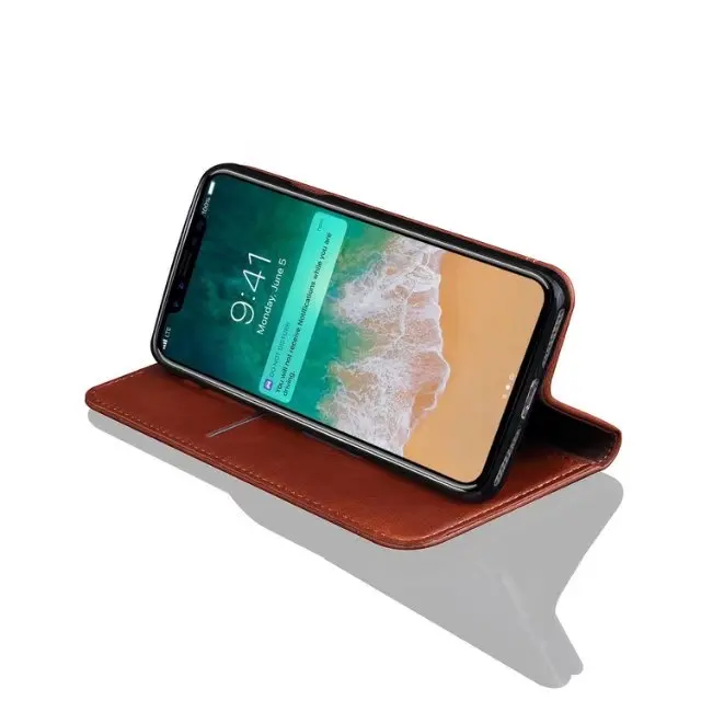 Чехол для iPhone X 8 plus роскошный модный ультра тонкий чехол 7 6 S Plus книжка с