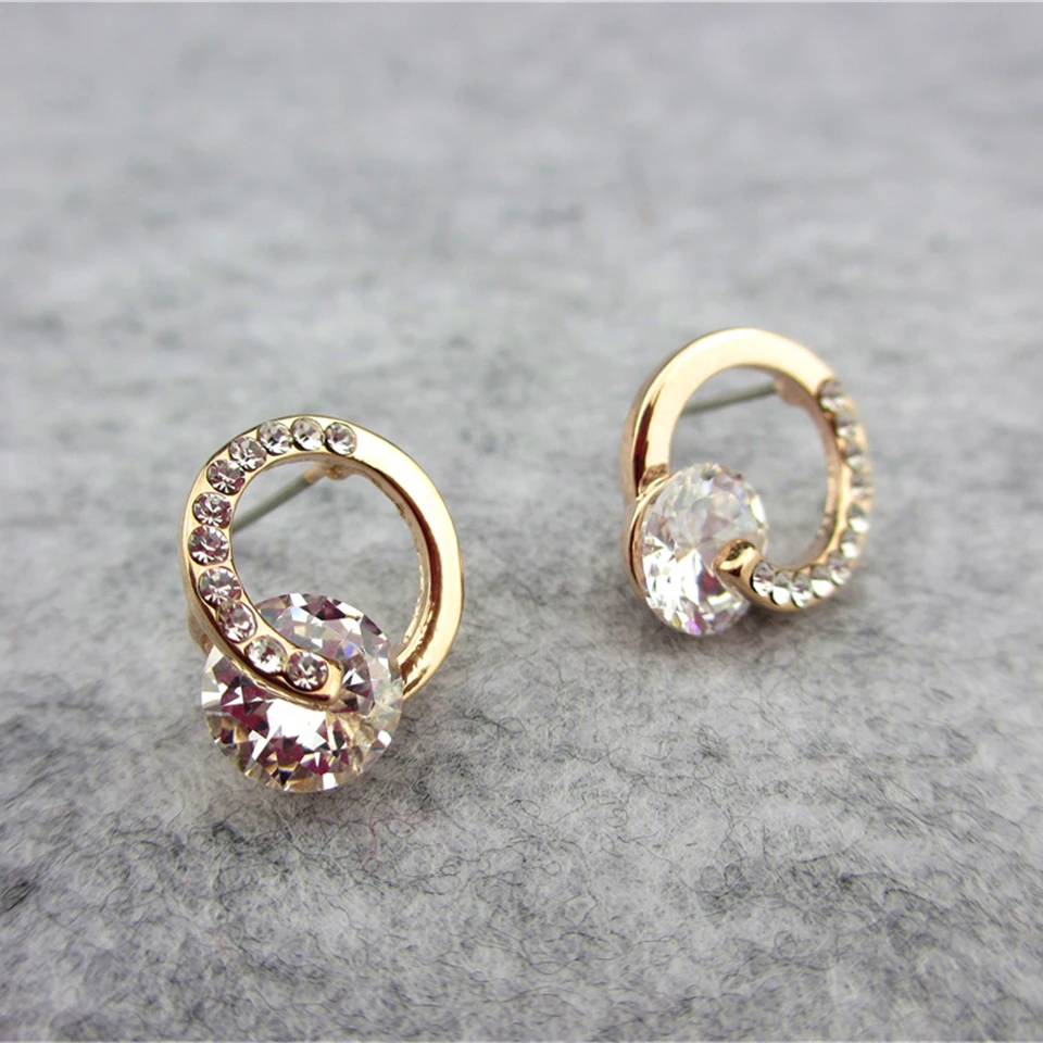 2017 New Hot top grade zircon earrings South Korea explosion models ear jewelry Rope female Er014 | Украшения и аксессуары
