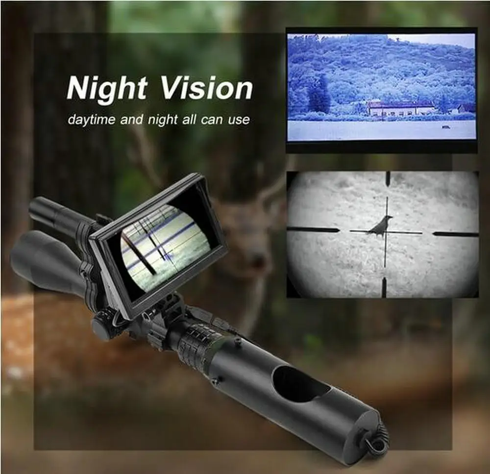 

Digital Infrared Night Vision Scope set/ With HD Camera Charger and IR Flashlight Optical Sights LCD screen Hunting Trail Scopes