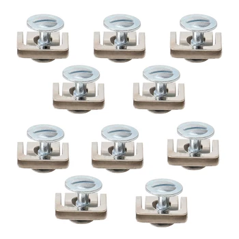

CITALL 10Pcs Under Engine Cover Undertray Kit Screw Metal Clips 8D0805121 for Audi A4 A6 VW Passat B5 Skoda Superb