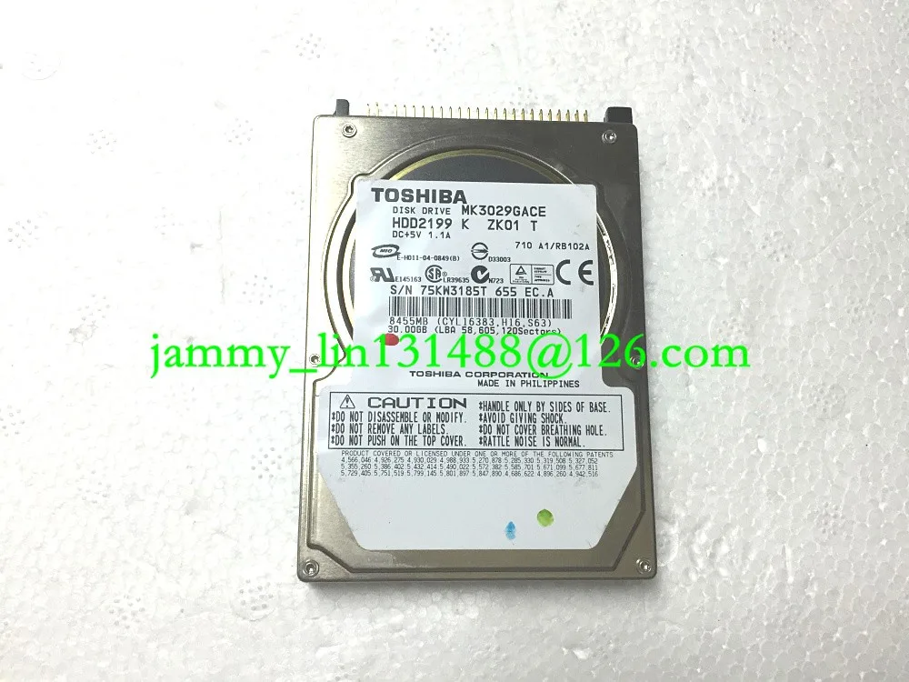 Флэш-накопитель MK3029GAC жесткий диск 30 Гб HDD2198 DC + 5 В 8455 а МБ для Chrysler HDD автомобильные