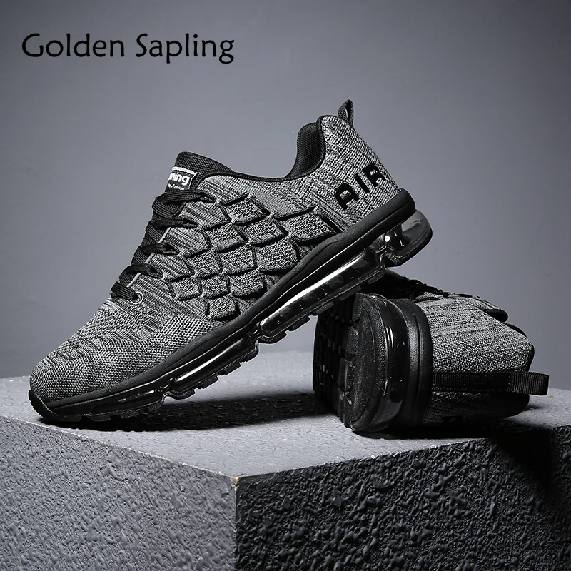 Золотой деревце Air кроссовки для мужчин обувь с дышащей сеткой человек спортивная обувь подушки резиновая мужской спортивная обувь