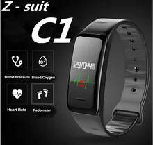 Z-suit Health Sport Wristband Oxygen Blood Pressure Heart Rate monitor Smart Bracelet Fitness Tracker Smart Band for IOS Android