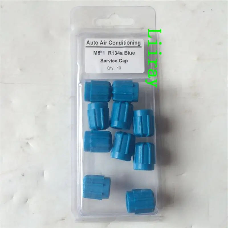 

Automotive air conditioning valve dust seal cover valve cover plus inflatable valve caps M8*1 R134A BLUE LOW SIDE SERVICE CAP