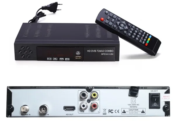 Digital Terrestrial Satellite TV Receiver DVB T2 S2 COMBO DVB-T2 dvb-S2 TV BOX 1080P Video HDMI Out for Russia Europe DVBT2+S2-1