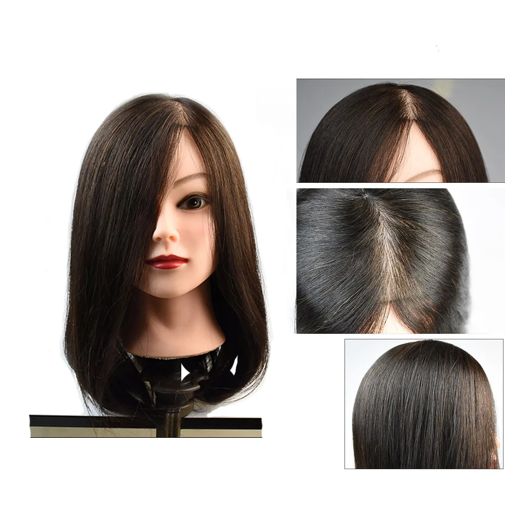 Best Quality Professional Training Head With 100% Real Human Hair For Practice Styling Model Head Dolls Mannequin Head Best Quality Professional Training Head With 100% Real Human Hair For Practice Styling Model Head Dolls Mannequin Head