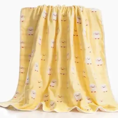 Одеяло для новорожденного из хлопка Детская пеленка для сна детское банное полотенце для пеленания Одеяло печати марли сезон: весна–лето YMH011 - Цвет: B
