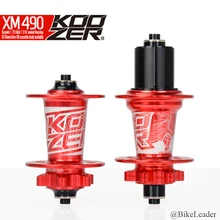Koozer XM490 Sealed Bearing MTB DH XC Mountain Bike Hubs 28 32 36 Holes Disc Brake 15 12 142mm Thru Axle QR XD Bicycle Hub novatec d811sb d812sb ultra light disc brake bearing hub mtb mountain bike bicycle hubs 28 32 holes 28h 32h xc allround
