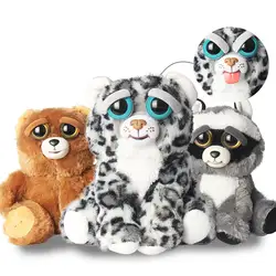 Новый Злющий домашних животных Изменение Лица Забавные выражения животных Куклы Мягкие плюшевые игрушки для малышей милые Мягкий хлопок
