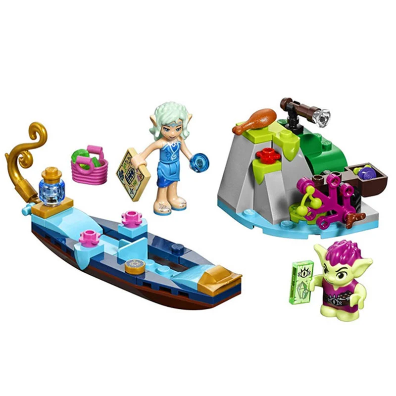 

Elves Series Naida's Gondola & The Goblin Thief Building Blocks Set Girls Friends Kids Gifts Toys