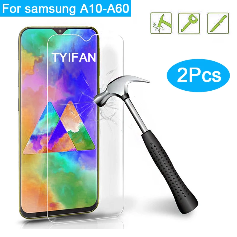 Защитное стекло закаленное для samsung galaxy a10/a20/a30/a40/a50/a60 2 шт. | Мобильные телефоны и