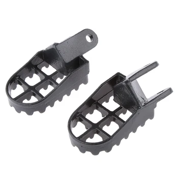 

Replacement Foot Pegs for Honda XR250R XR400R XR600R XR650L XR650R CR80R Pack of 2 Black Motocross Dirt Bike Racing Foot Pegs