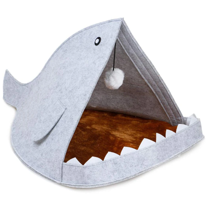 

Cats Felt Tents Bed Detachable Washable Portable Soft Cat Warm House Suitable for Cats Small Animals Sleeping Beds Indoor