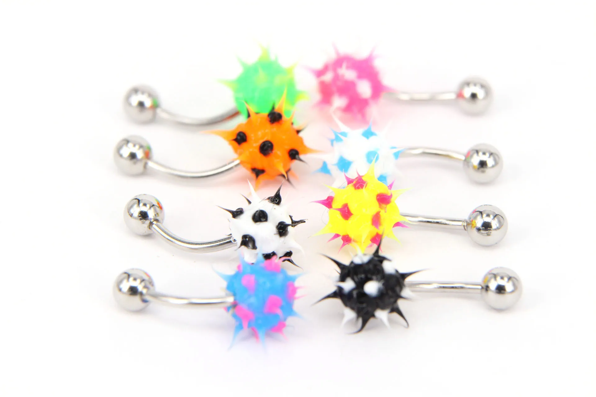 Factory direct ball navel ring silica stainless steel navel Button