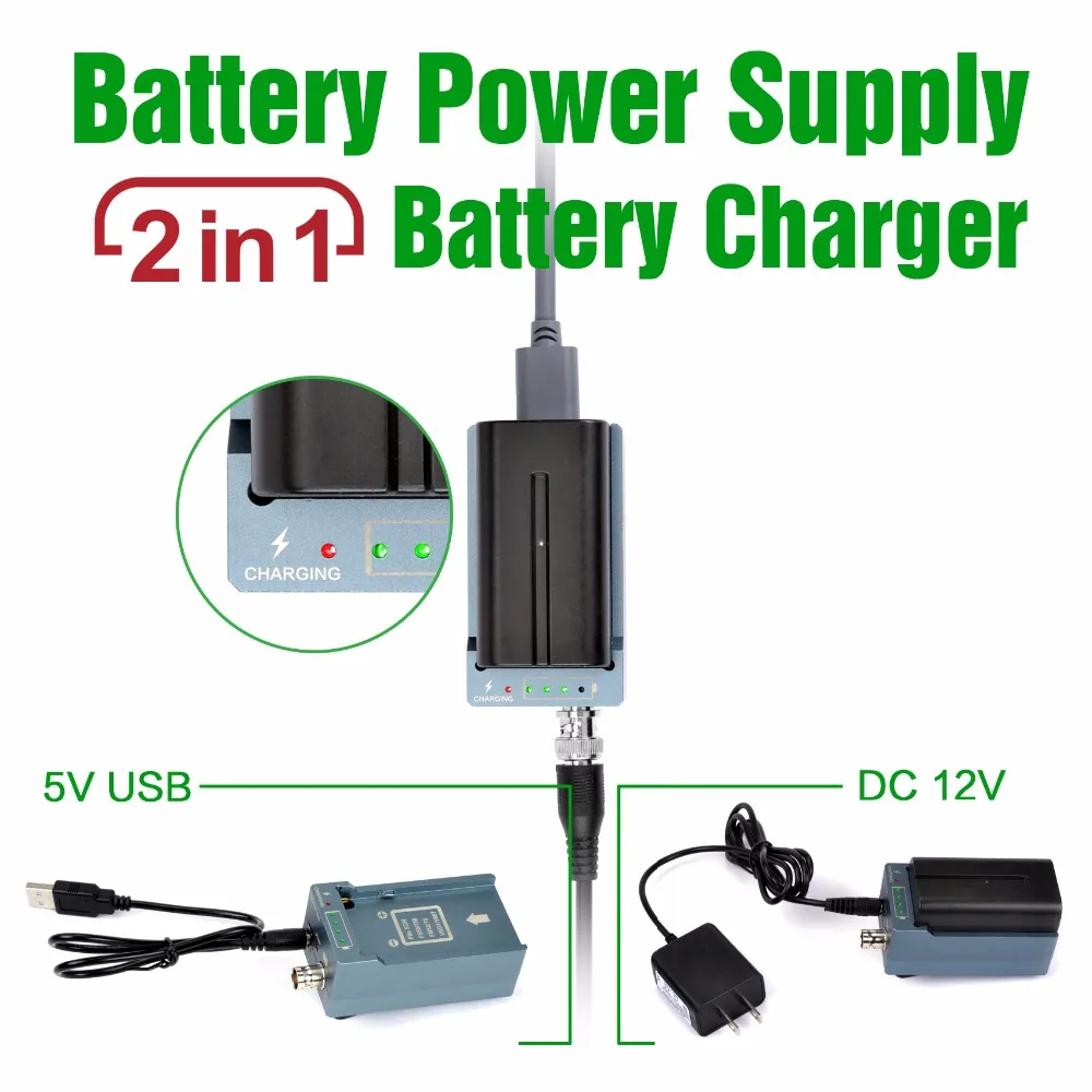 

MiraBox Battery Support 1080p Full HD HDMI To SD-SDI/HD-SDI/3G-SDI BNC Adapter with Battery Charging
