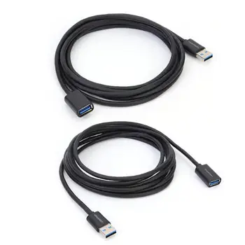 

USB 3.0 Male to Female Extension Extender Anticorrosion Data Charging Sync M/F Adapter Cable for Mouse Keyboard Printer Scanner