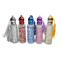 10 шт./лот 10 мл матовый Стекло ролл на бутылку 5 цветов ролик бутылка для эфирного Масла в Запасные бутылочки