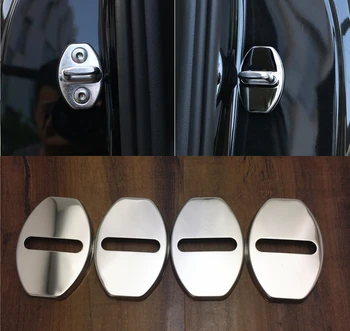 

Door Lock Buckle Cap Trim 4PS For Volkswagen VW GOLF 6 7 MK6 MK7 Passat B6 B7 Polo Jetta CC Lavida Fabia Superb