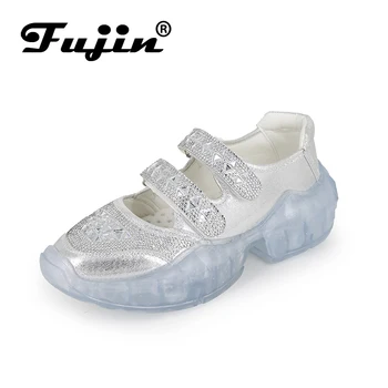 

Fujin Brand 2020 Spring and Summer Casual Women Shoes New Retro Wind Flat Peas Shoes Canvas Breathable Comfort for Ladies
