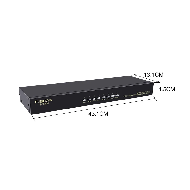 Kvm переключатель с 8 портами ручная кнопка для нажатия VGA USB проводной