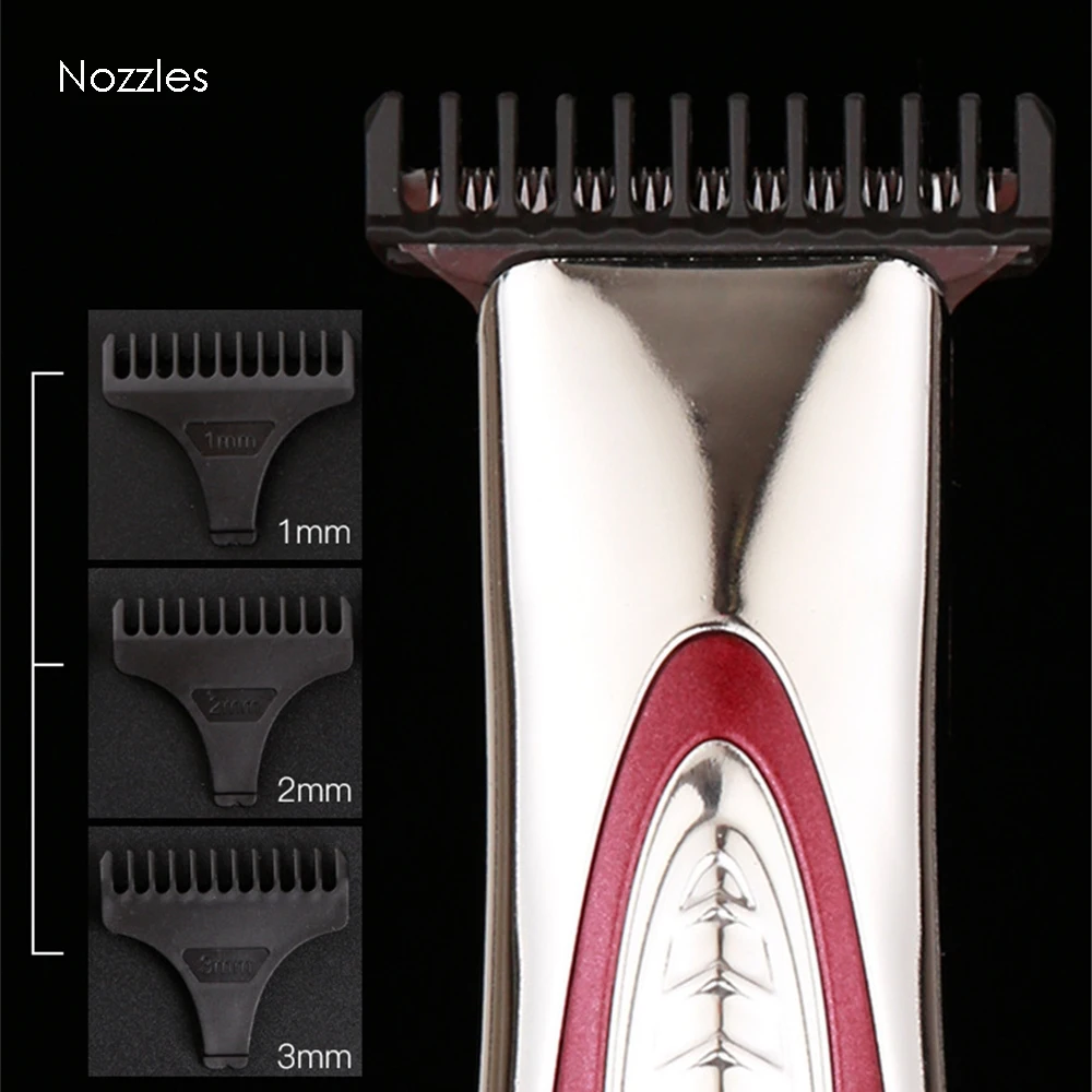 Профессиональная Беспроводная Машинка для стрижки волос 7000 об/мин, триммер для бритья бороды для мужчин, электрическая Парикмахерская косилка 0,1 мм, машинка для стрижки волос