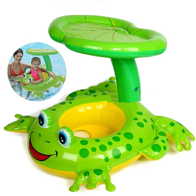 

sunshade baby float 0-3years Sunscreen baby seat boat infant swim seat swimming baby swim ring child seat ring baby floating