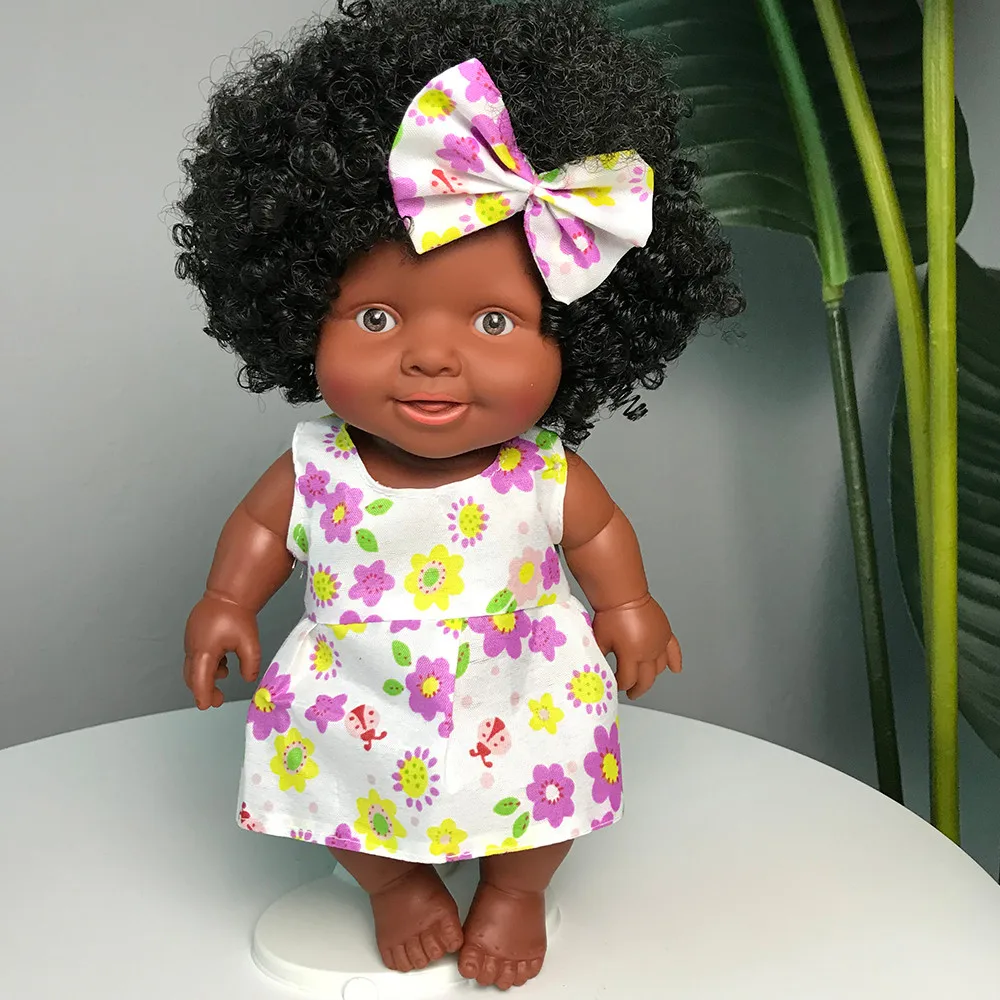 Детское подвижное соединение африканская кукла игрушка Черная игрушка лучший подарок игрушка Рождественский подарок Playmate Boneca menina Детские Куклы Игрушки для девочек
