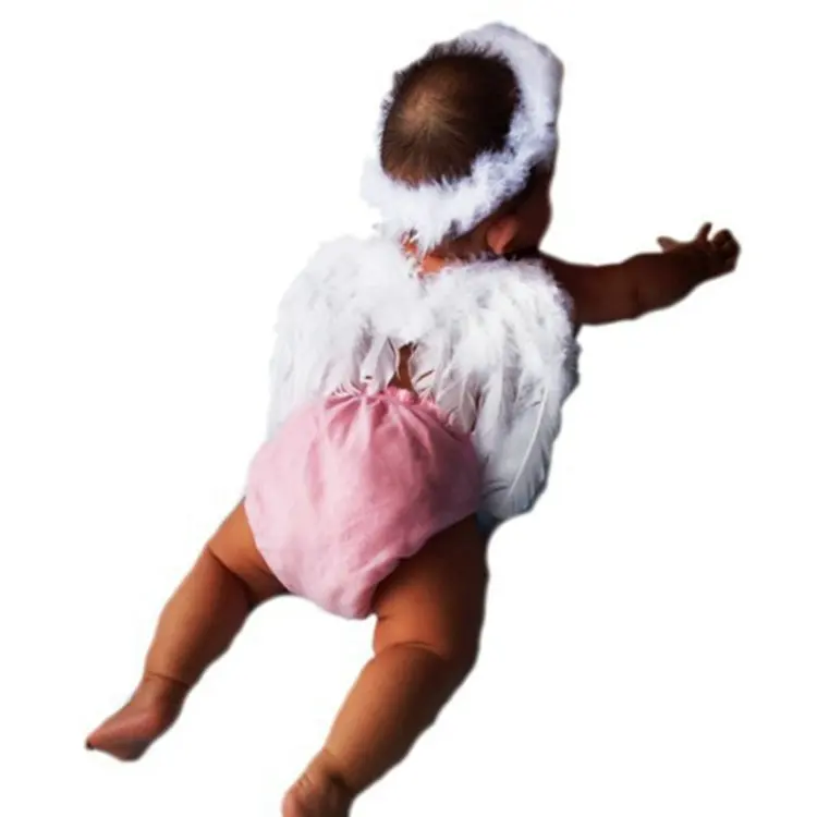 Summer Style Baby Clothing Angel Fairy Wing Costume Photo Prop Baby