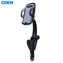 Suporte Do Carro Universal Dupla Portas USB Car Phone Holder GPS Suporte de Montagem com Isqueiro iPhone X 8 8 Mais 7 7 Mais Samsung