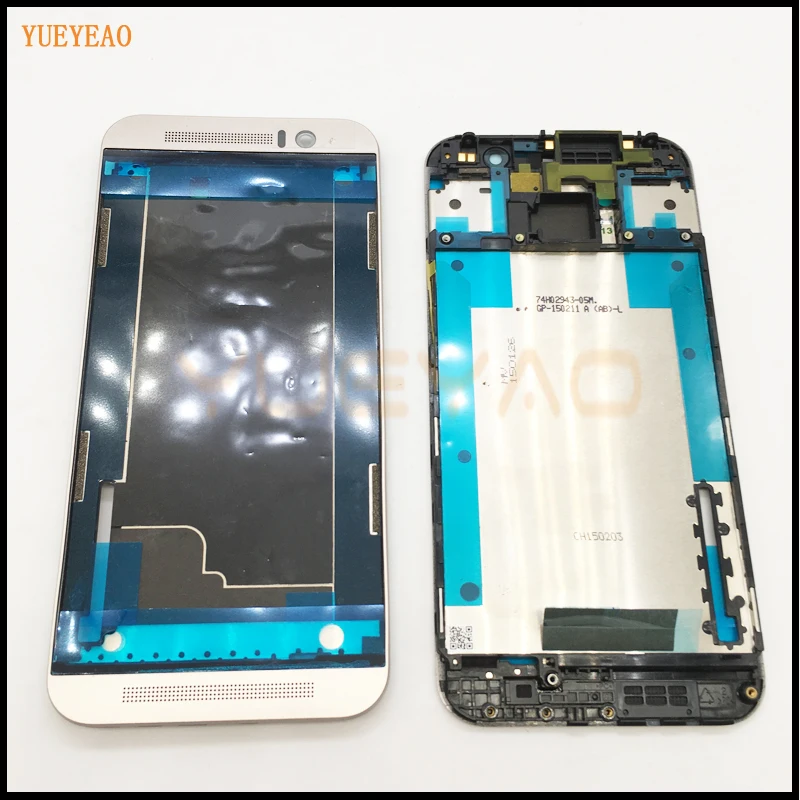 

YUEYAO Middle Frame For HTC One M9 Middle Middle Frame Front Bezel Housing Replacement Repair Part, For HTC M9 LCD Frame Bezel
