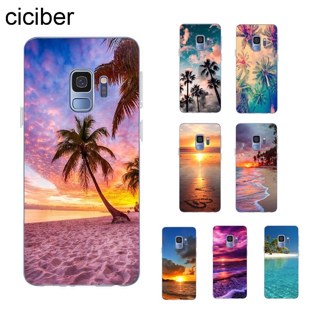 

Ciciber Hawaii Summer Beach Ocean Coque For Samsung Galaxy S9 S8 S7 S6 S10 S10e S10+ Edge Plus S5 Mini Phone Case Cover Soft TPU