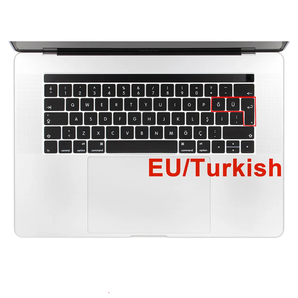 2016 & 2017 New EU Version Turkish Q Ultra Thin Silicone Keyboard Cover