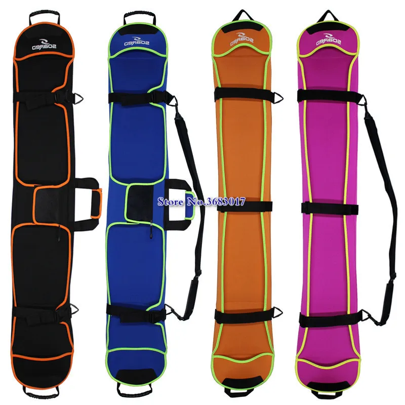 135-155 cm Ski Bag Snowboard Bag Diving Material Skiing Board Cover Snowboard Scratch-Resistant Monoboard Plate Protective Case