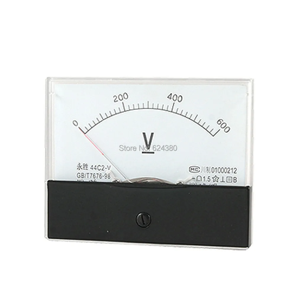 0-600V DC±1.5% 80x80mm M42300 Voltmeter analog panel meter volt voltage