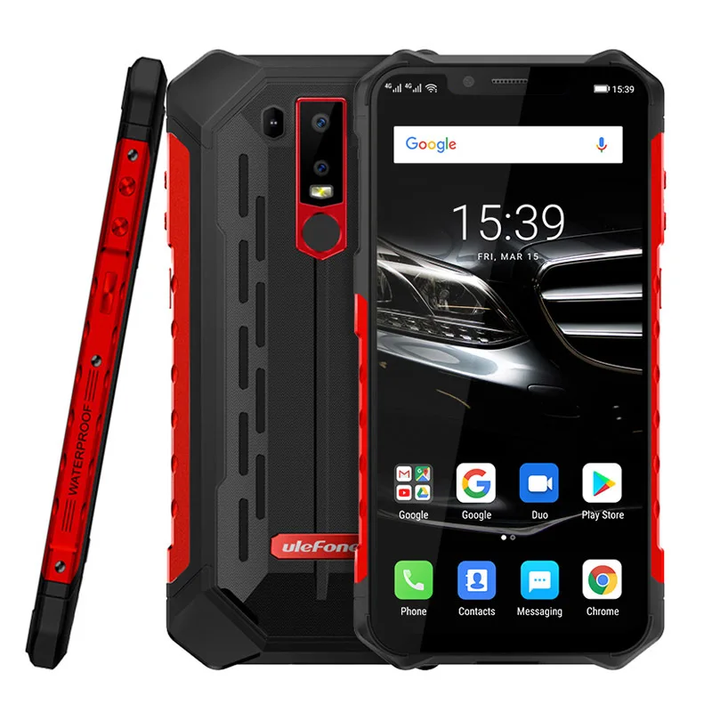 Ulefone Armor 6E IP68 водонепроницаемый ударопрочный мобильный телефон Helio P70 4 Гб+ 64 Гб 6," 19:9 FHD+ 5000 мАч Android 9,0 NFC разблокировка лица