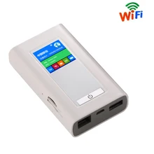 Wireless Modem 4G Wifi Router Portable Mifi FDD-LTE GSM Global Unlock Dongle 5200 MAh Power Bank Two SIM Card Slot RJ45 Port