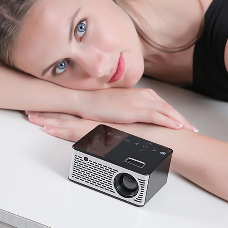 

Newly Mini Household Projector LED HD 1080P Home Theater Projector DC128