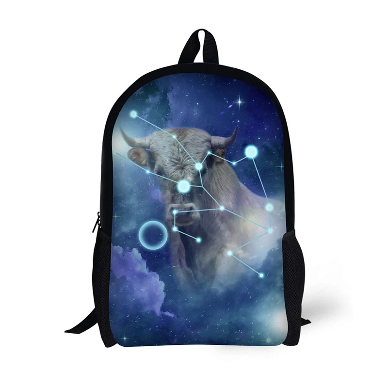 Purple Leopard Print TM School Backpack