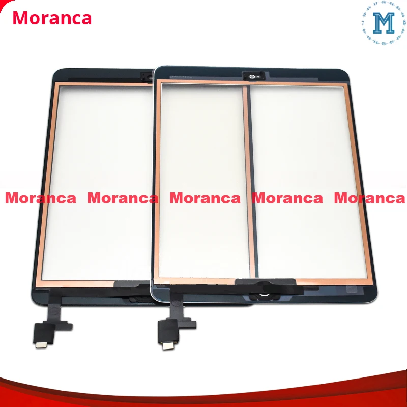 

for ipad mini 1 mini1 mini2 Touch Screen Front Display Glass Assembly-Includes Home Button and 3M adhesive+Camera Holder+IC
