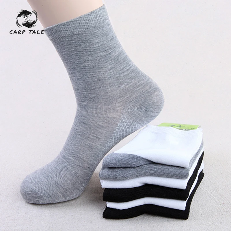 

High quality men's business cotton socks men's socks brand winter autumn warm comfortable black white gray men's casual socks