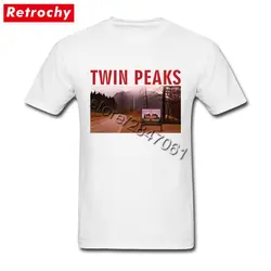 Welocme Твин Пикс футболка ТВ Для мужчин подростков негабаритных топы, футболки Для мужчин Рубашка с короткими рукавами бренды Дизайнер