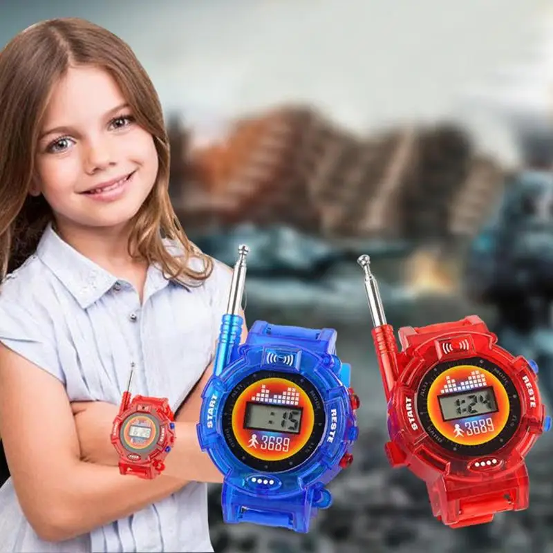 2 шт Новинка 7в1 детские часы рация Домофон наружный домофон игрушки