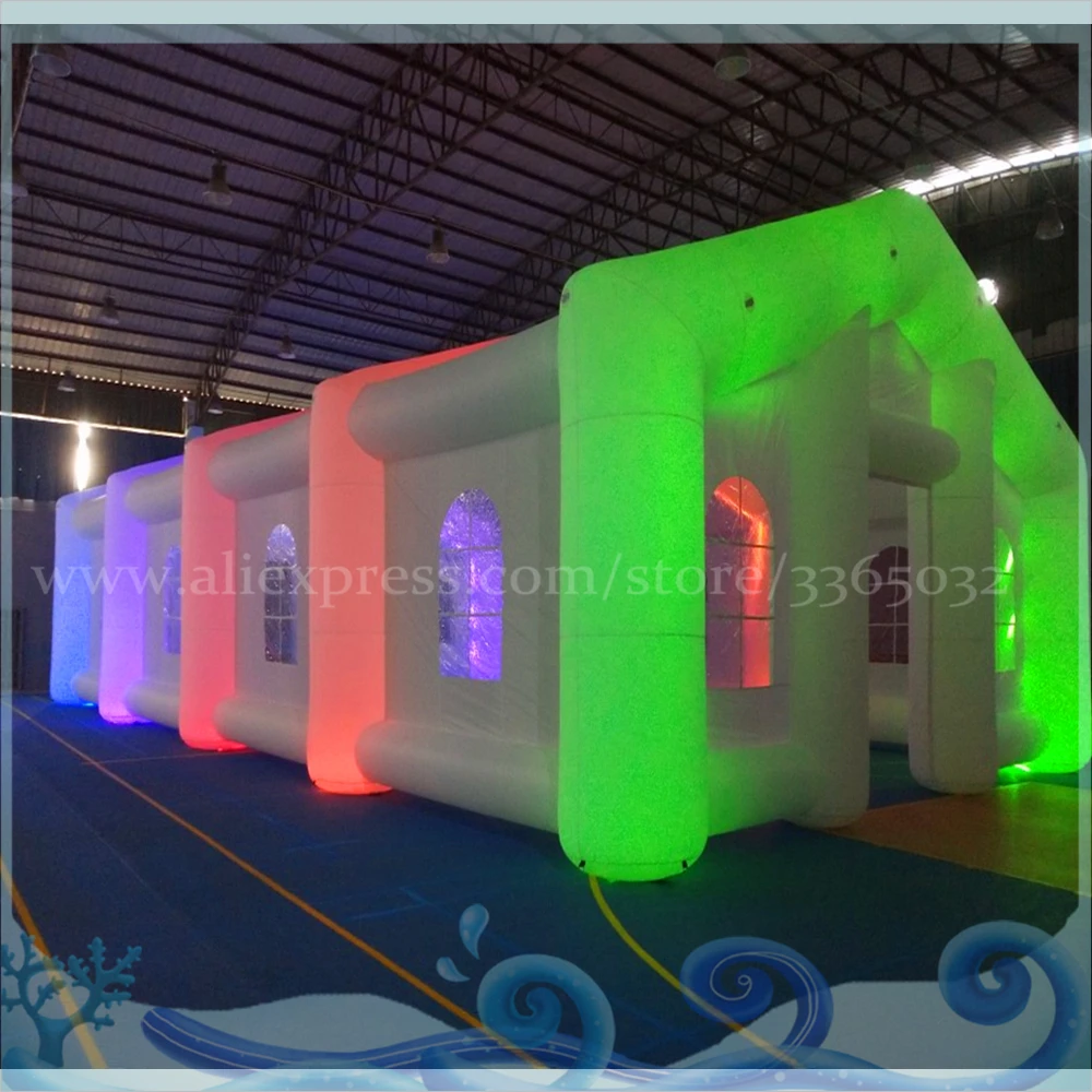 

High quality outdoor inflatable luminous photo booth tent with LED lighting for advertising