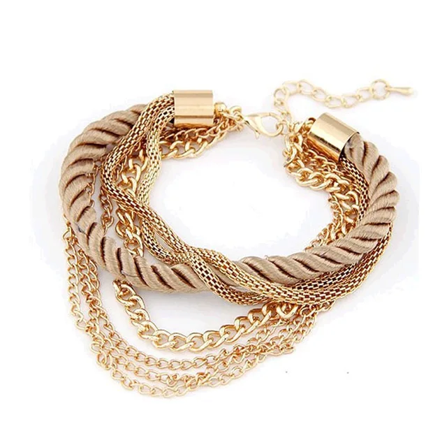 New Fashion Rope Chain Bracelet Decoration For Of Six Colors New Fashion Rope Chain Bracelet Decoration For Of Six Colors Hot Ing Special