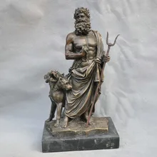 Xd 001905 12 Бронзовый Древнегреческой Мифологии Три Ад Собак Скульптура