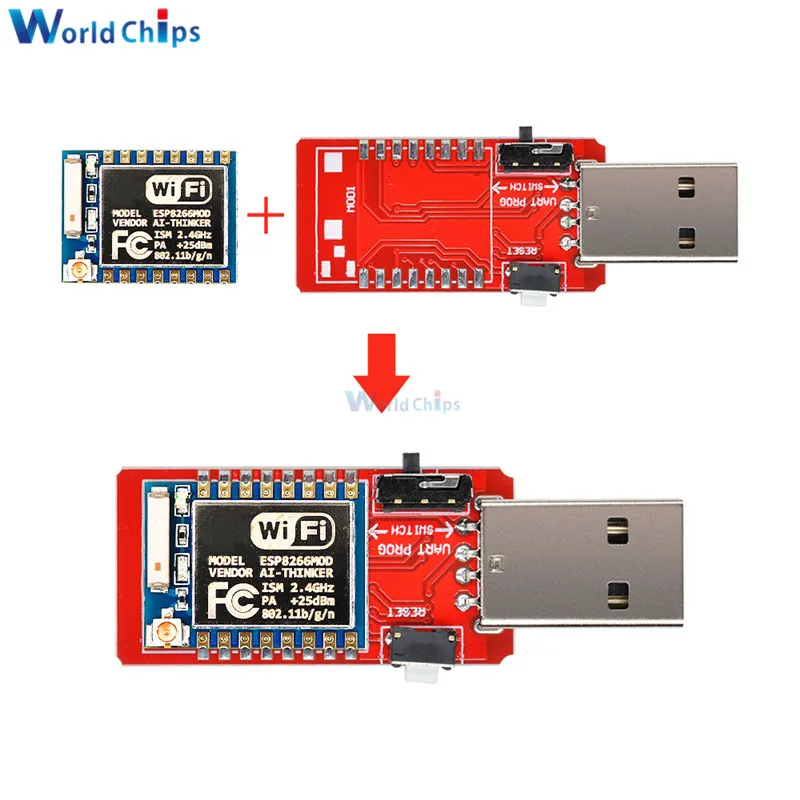 Беспроводная плата разработки CH340 CH340G USB для ESP8266 встроенная антенна модуля