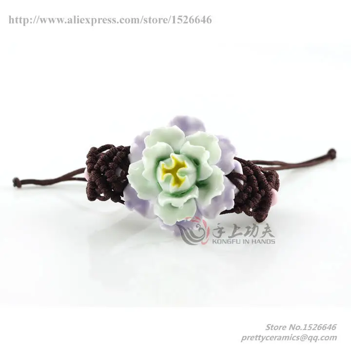 Для женщин дизайн ручной работы цветок амулет, браслет в винтажном стиле Классическая Ручная Цепочка Рождественский подарок - Окраска металла: purple