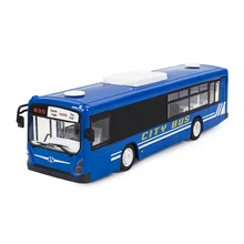 2017 New 2.4G Remote Control Bus Car Charging Electric Open Door RC Car Model Toys For Children Gifts E635-003